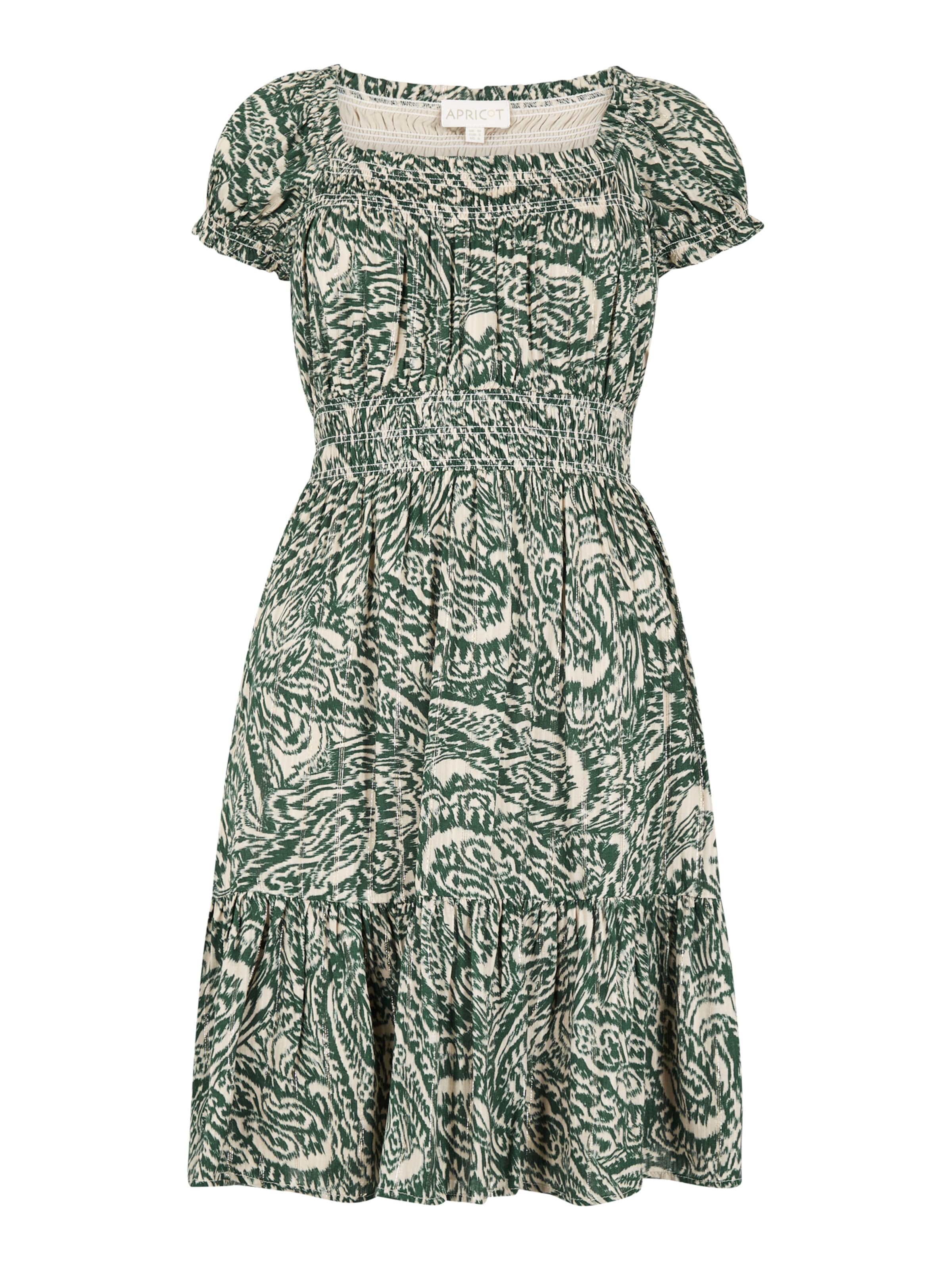 Apricot Jurk ' ' in Groen: voorkant