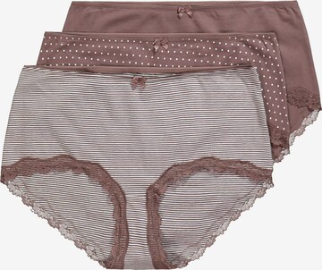 Slip Ulla Popken en marron : devant