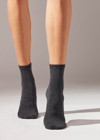 CALZEDONIA Socken in Grau: Vorderseite