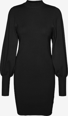 Robes en maille 'Holly Karis' VERO MODA en noir : devant