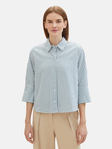 TOM TAILOR Bluse in Grün: predná strana