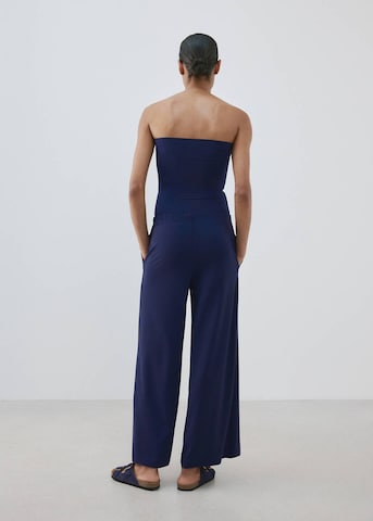 MANGO Regular Pants 'Brava' in Blue