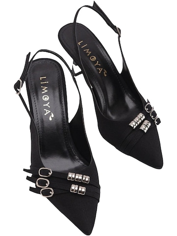 Limoya Slingpumps 'Rosig' in Zwart