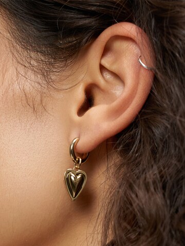 Liebeskind Berlin Earrings 'Heart' in Gold: front
