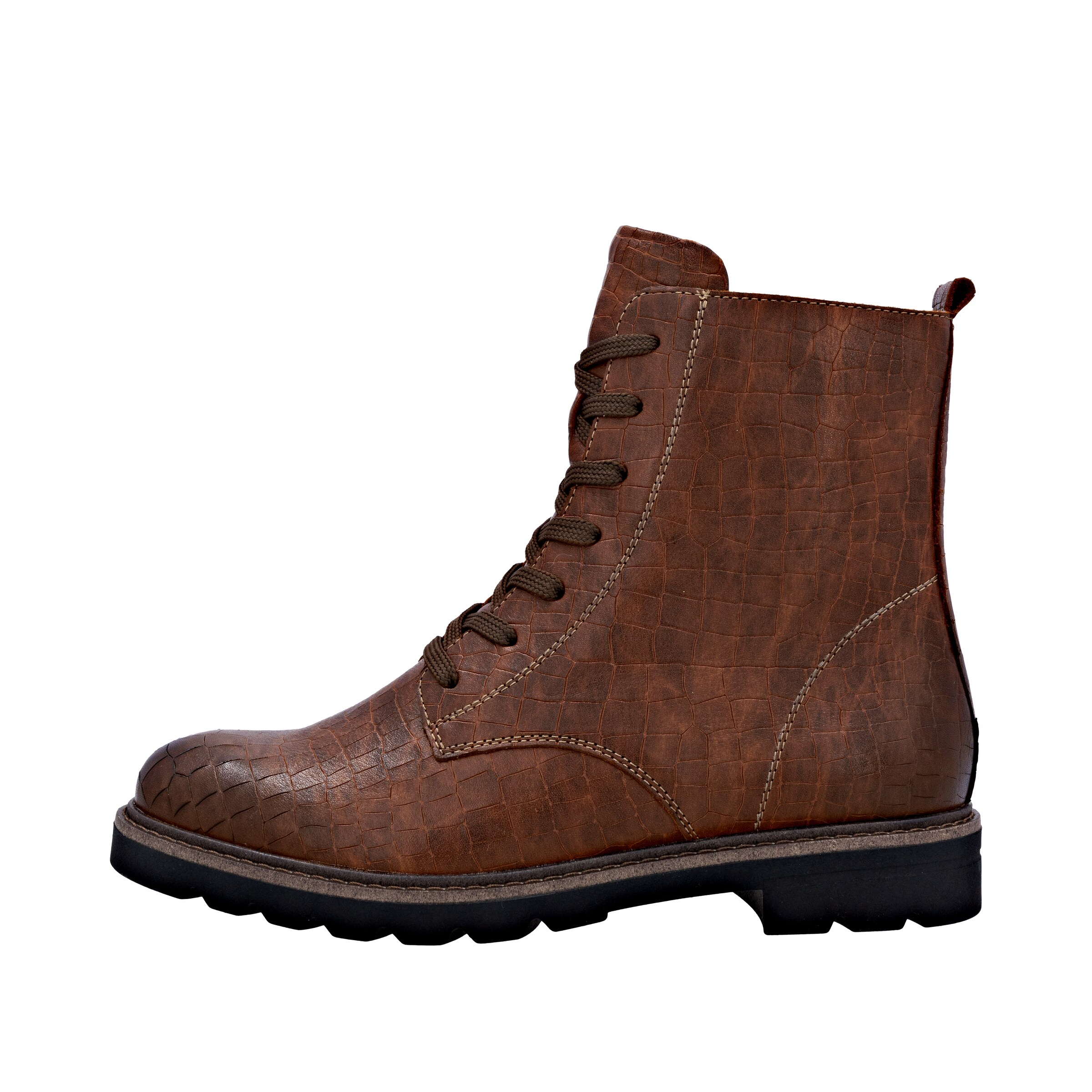 Bottines à lacets 'D2Q71' REMONTE en marron