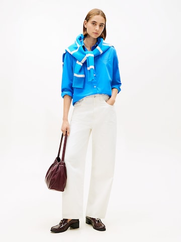 TOMMY HILFIGER Bluse in Blau
