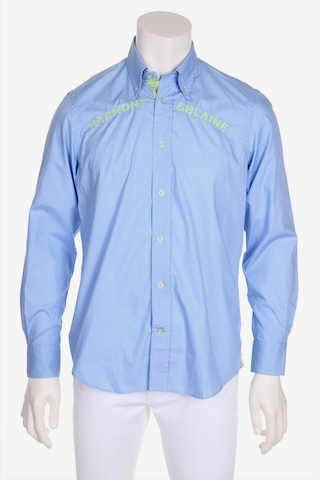 Harmont & Blaine Button Up Shirt in M in Blue: front