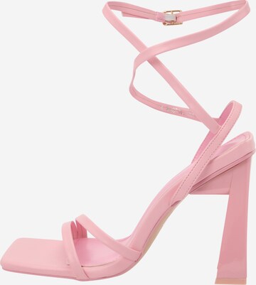 Public Desire Strap Sandals 'IVES' in Pink