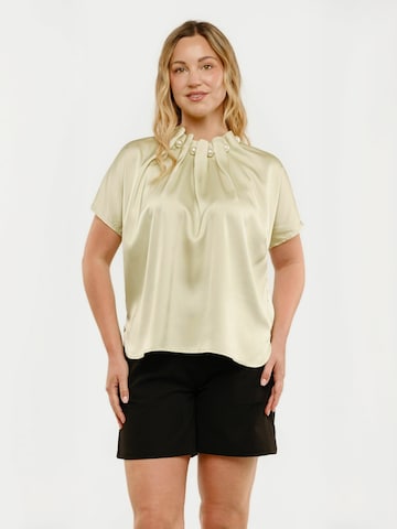 Top ' PIP ' di Liberte Essentiel in verde: frontale