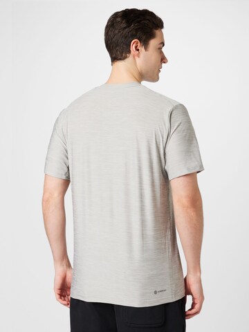 ADIDAS PERFORMANCE Funkcionalna majica 'Train Essentials' | siva barva