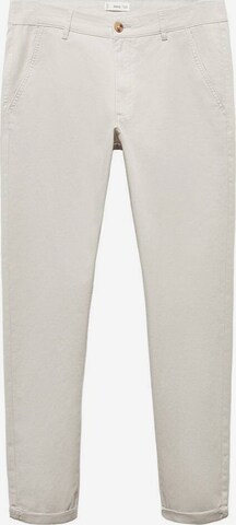 MANGO TEEN Slim fit Pants 'Chinow' in Grey: front