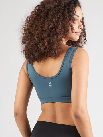Hummel Bralette Sports bra 'Hiit' in Blue