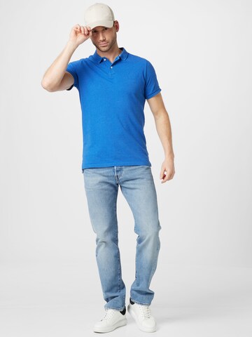 Superdry Poloshirt in Blau