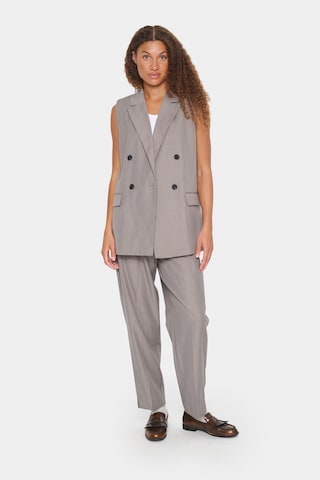 SAINT TROPEZ Bodywarmer 'Inneke' in Grijs
