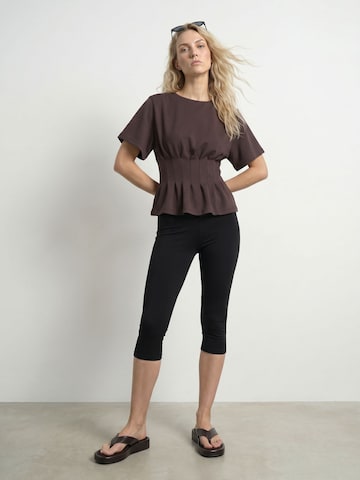 HYPEDROP Shirt 'HDORIA' in Brown