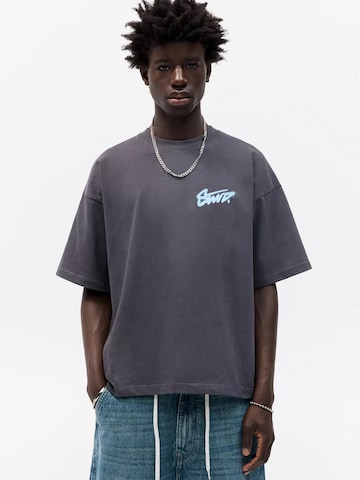 Pull&Bear Tričko 'STWD' - Sivá