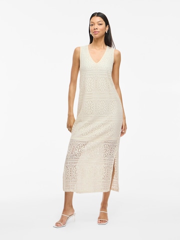 VILA Knit dress 'VIMerinda' in Beige: front