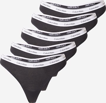 Calvin Klein Underwear Трусы-слипы в Черный: спереди