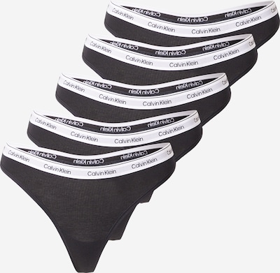 Moteriškos kelnaitės iš Calvin Klein Underwear, spalva – šviesiai pilka / juoda / balta, Prekių apžvalga