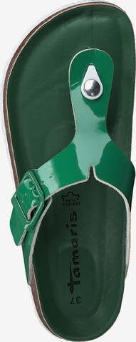 Flip-flops de la TAMARIS pe verde