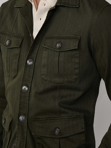 Veste mi-saison Hackett London en vert