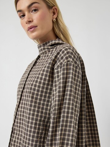 YAS Bluse 'YASCarlina' i brun