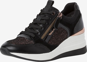 TAMARIS Sneakers in Black: front