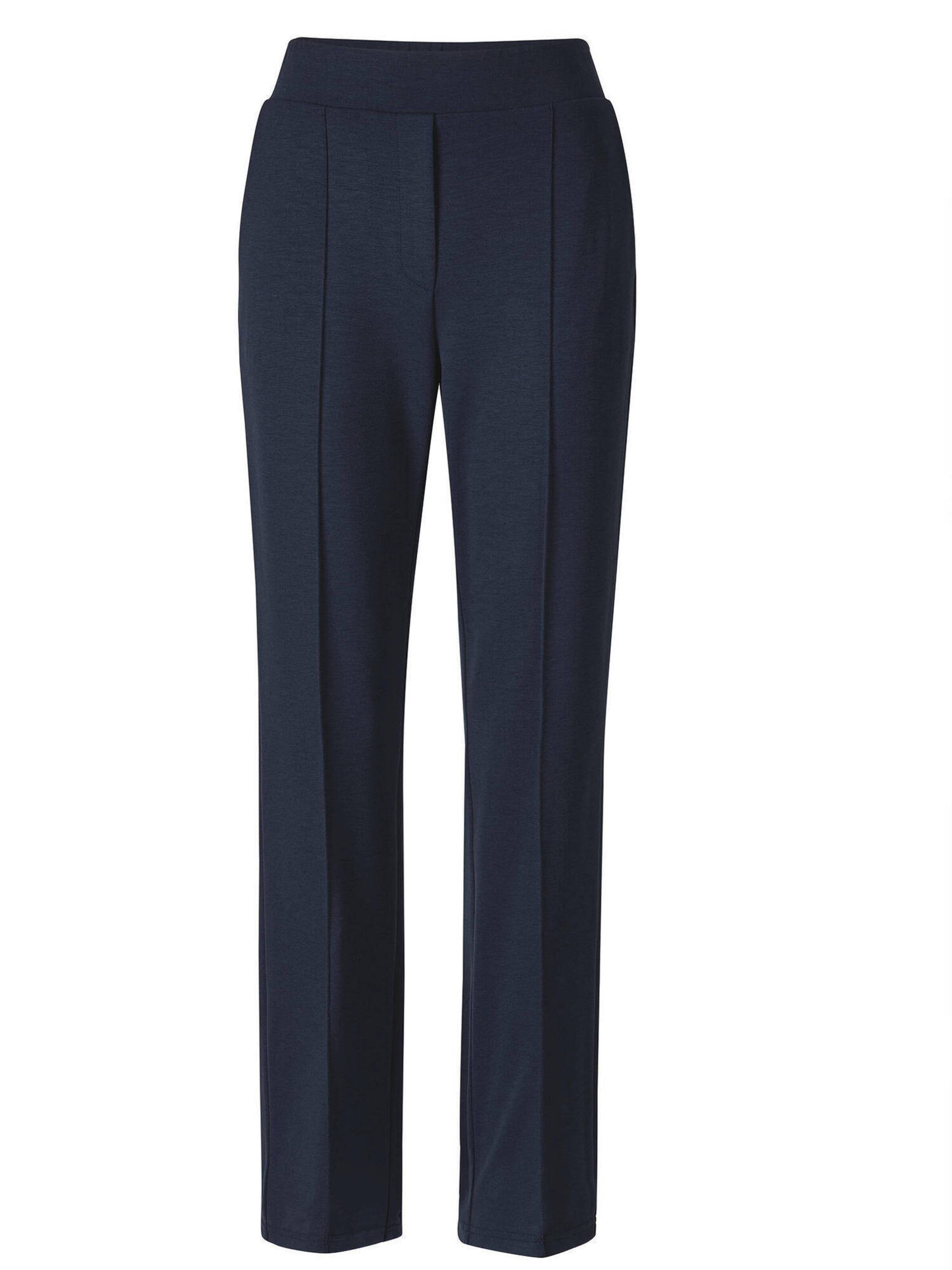 Goldner Regular Pantalon 'Vera' in Blauw: voorkant