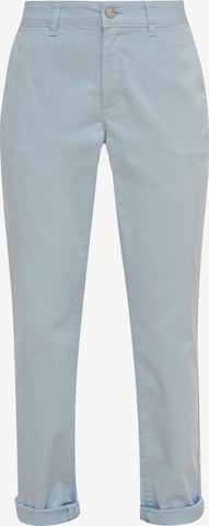 Pantalon chino comma casual identity en bleu : devant