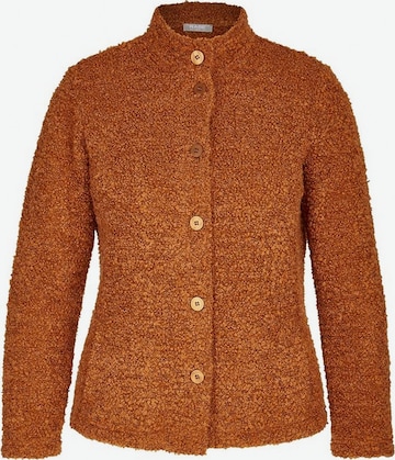 Rabe Knit Cardigan in Brown: front