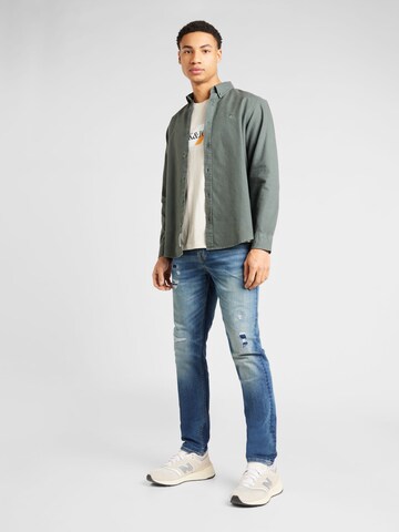 Carhartt WIP Regular fit Overhemd 'Bolton' in Groen