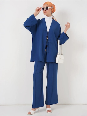 Pantalons de tailleur Bigdart en bleu : devant