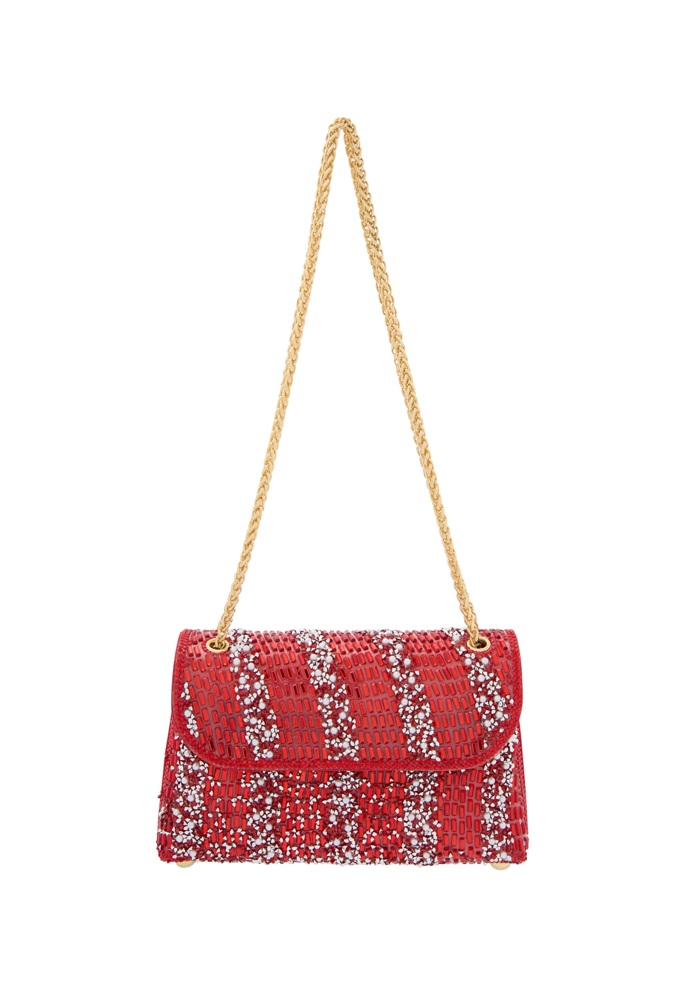 NAEMI Kabelka na rameno - červená / biela, Produkt