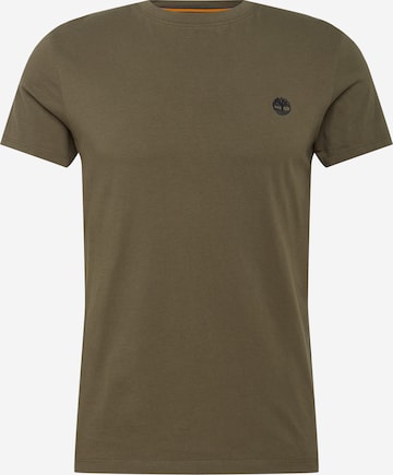 TIMBERLAND T-shirt i grön: framsida