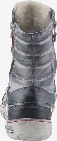 KACPER Lace-Up Boots in Blue