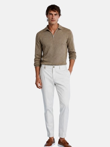 Barbati Slim fit Trousers in White