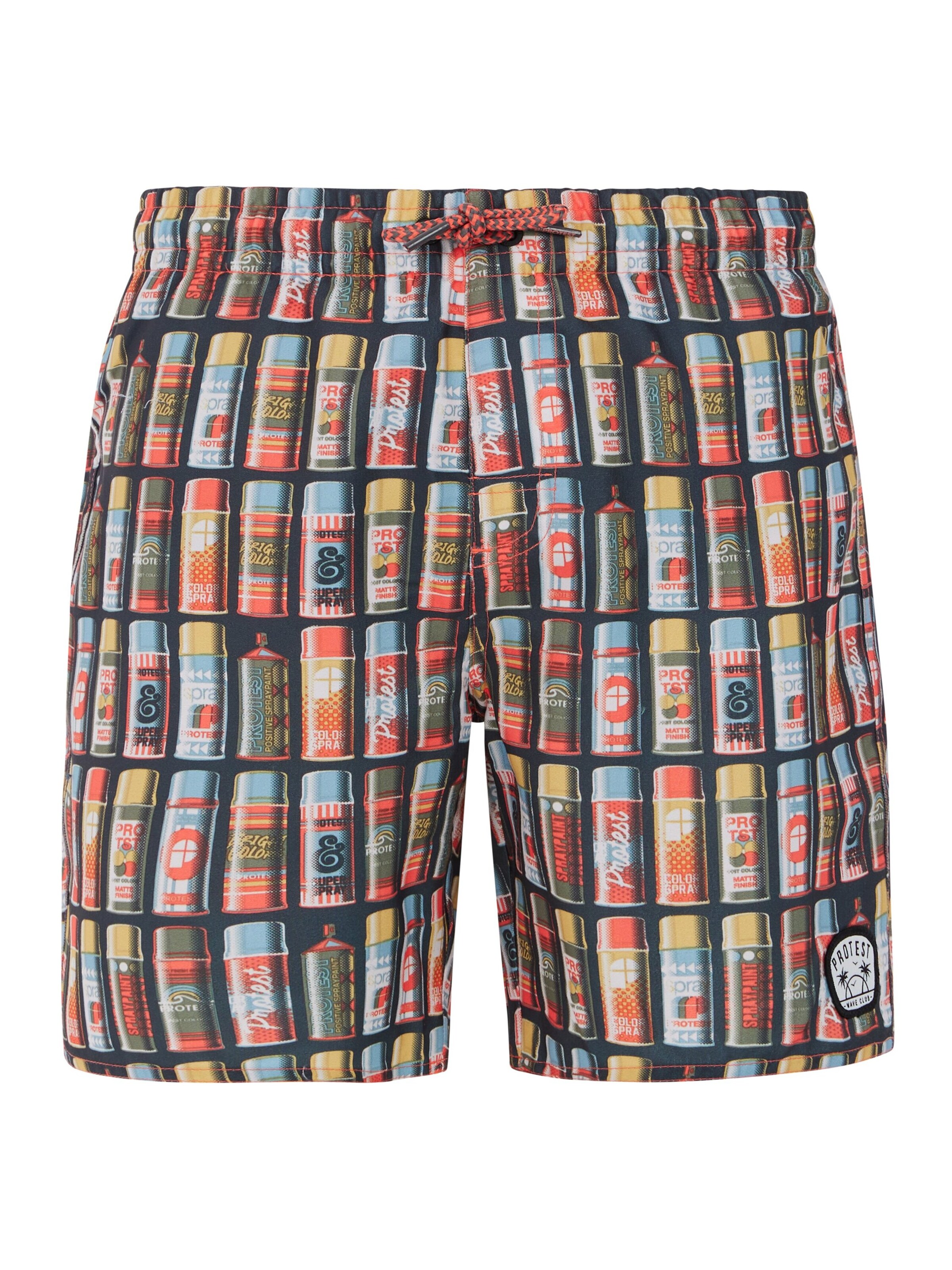 PROTEST Badeshorts 'PRTOSCAR JR'‌‌‌‌‌‌‌‌‌ in Orange: Vorderseite