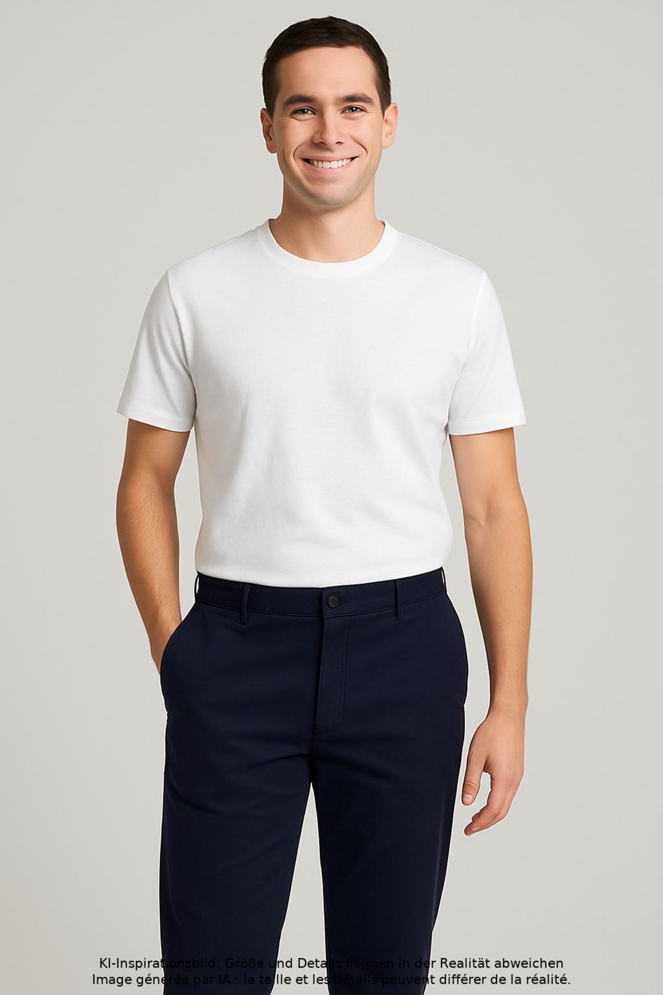 HUGO Pants in 34 in Blue: front