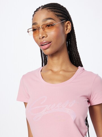 GUESS Shirt 'ADELINA' in Pink