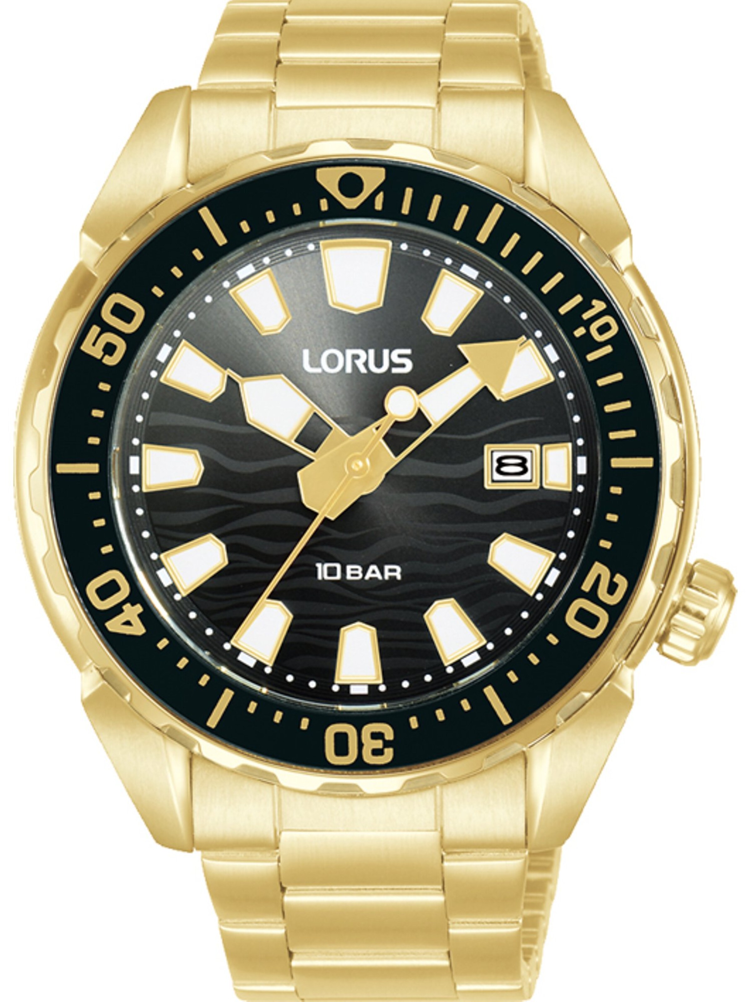 LORUS Uhr in Gold: Vorderseite