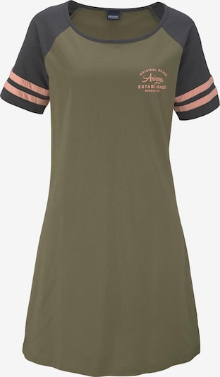 ARIZONA Pajama shirt 'ARZ' in Blue / Green / Apricot, Item view