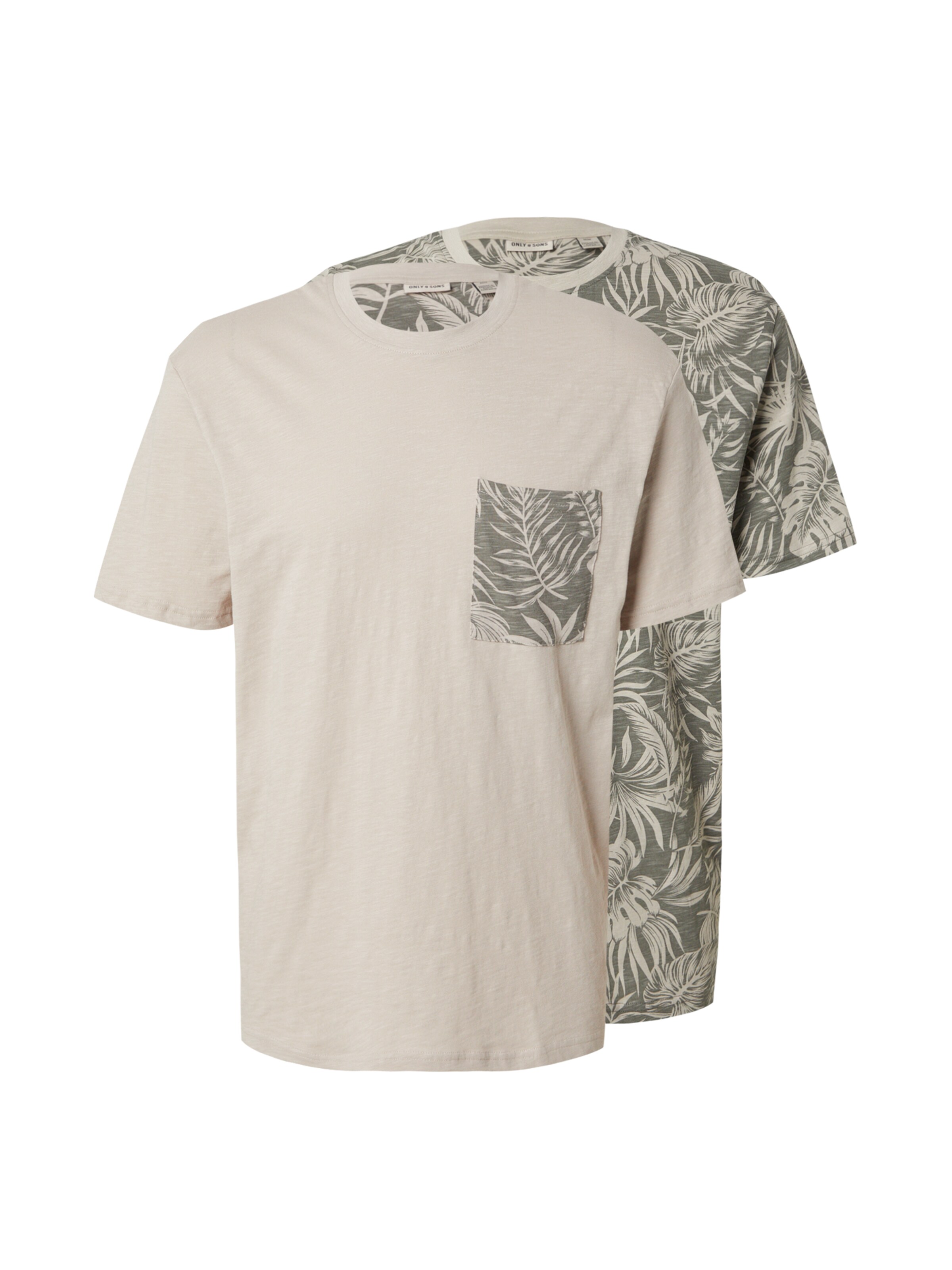 pelēks Only & Sons T-Krekls 'ONSPERRY': no priekšpuses