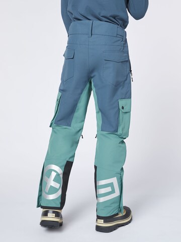 CHIEMSEE Regular Skihose ' mit Cargotaschen ' in Blau