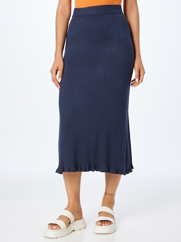 ICHI Skirt in Blue: front