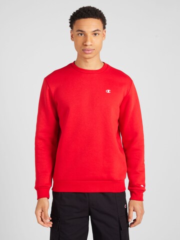 Champion Authentic Athletic Apparel Sweatshirt in Red: front