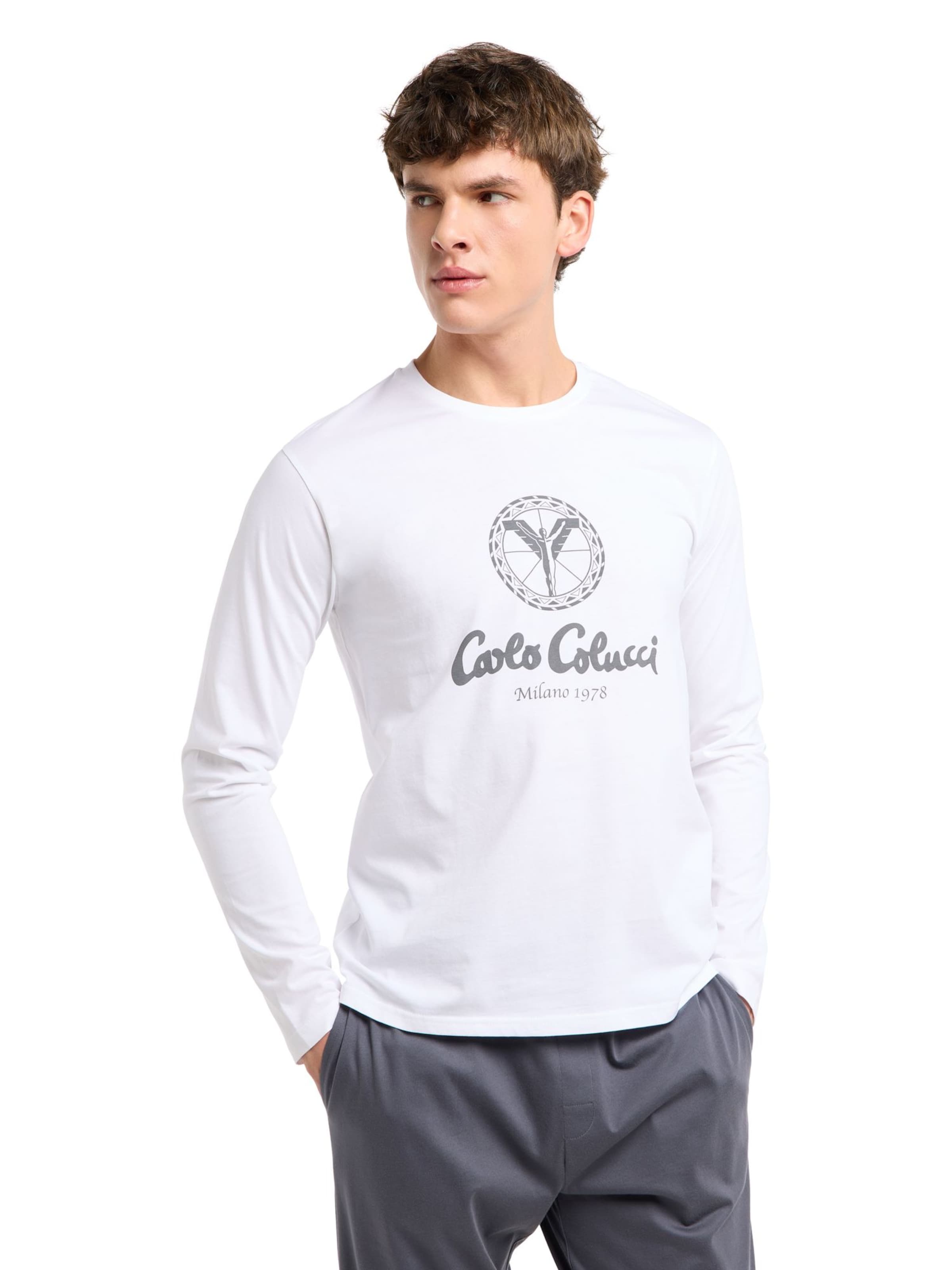 Carlo Colucci Pyjama lang ' Ferretti ' in Grijs