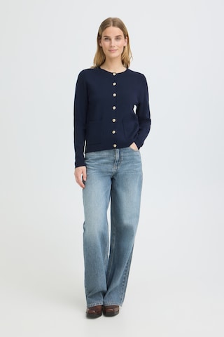 Cardigan 'SARA' Pulz en bleu