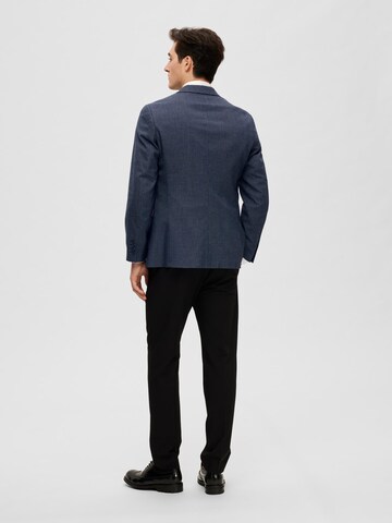 SELECTED HOMME Regular fit Business Blazer 'WELLS' in Blue