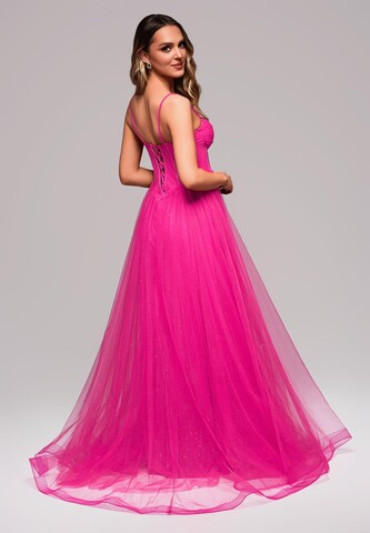 Ombre Evening dress in Pink