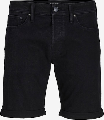 melns JACK & JONES Standarta Džinsi 'JJIRick JJOriginal': no priekšpuses
